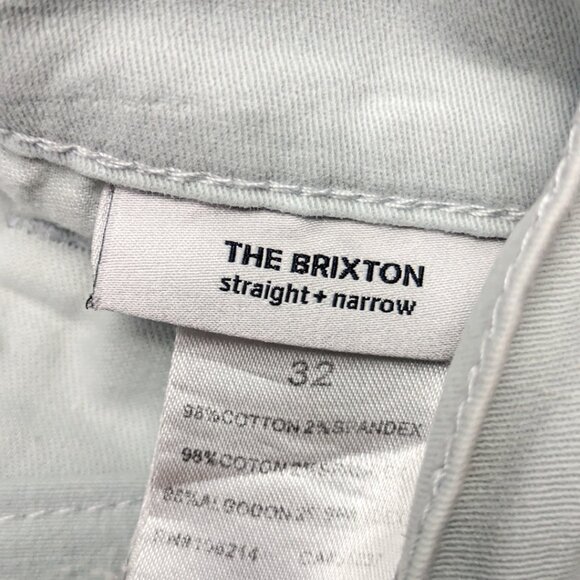 Joe’s Jeans The Brixton Straight & Narrow 32"x32" Arctic White - Picture 5 of 8